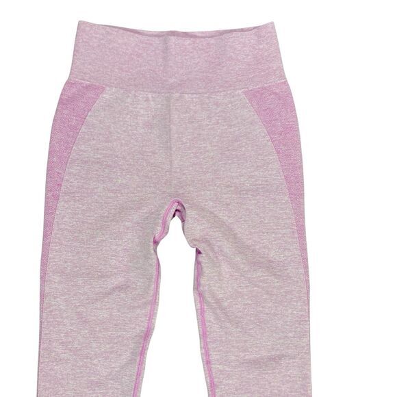 Gymshark Flex Butt Out High Waisted Leggings Sz S Pink Two Tone Athletic Workout - Picture 3 of 13
